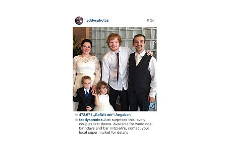 Ed Sheeran als Hochzeitsüberraschung