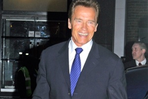 Arnold Schwarzenegger mit Stallone in 