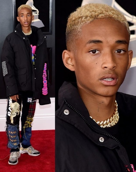 Jaden Smith goes casual in MSFTreps and Gstar