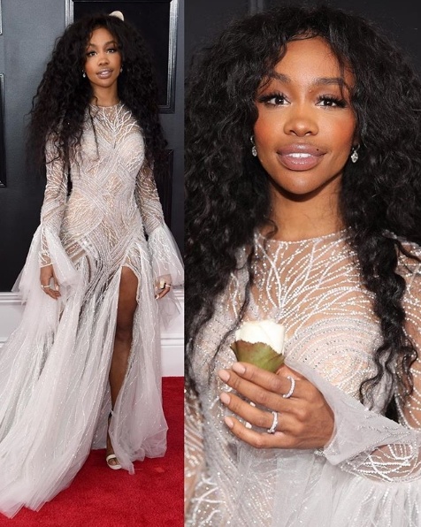 Sza in Versace