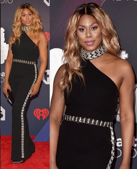 Laverne Cox in Rachel Zoe