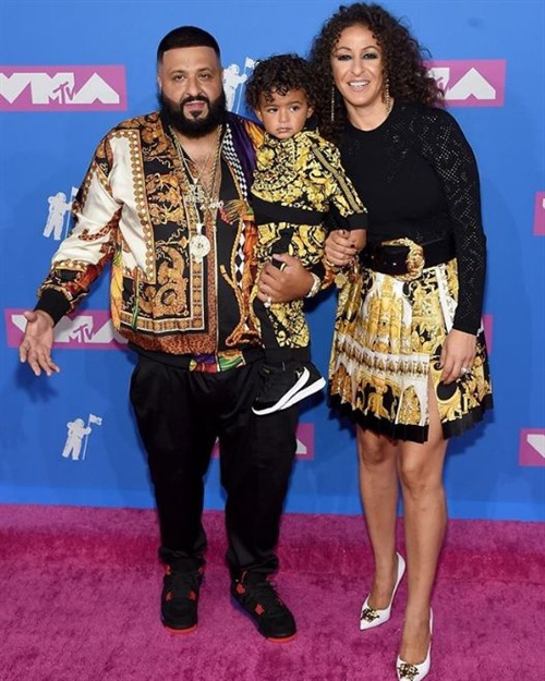 DJ Khaled mit Sohn Asahd und Ehefrau Nicole