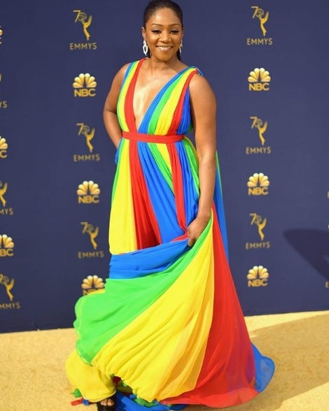 Tiffany Haddish in Prabal Gurung