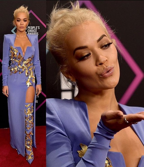 Rita Ora in Versace