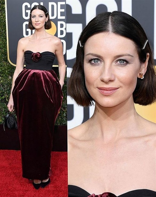 Caitriona Balfe in Moschino