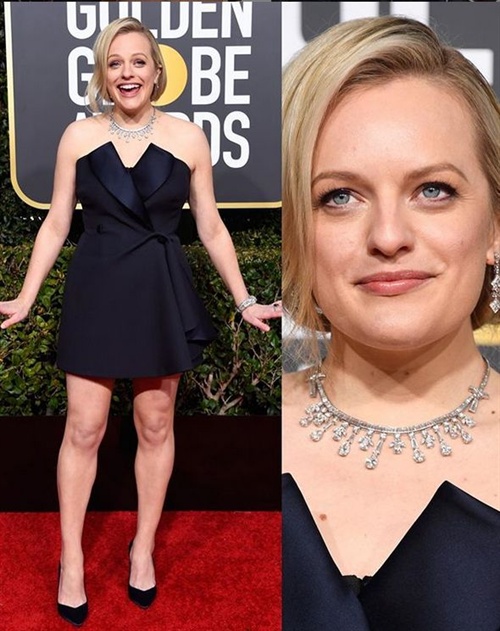 Elisabeth Moss in Dior