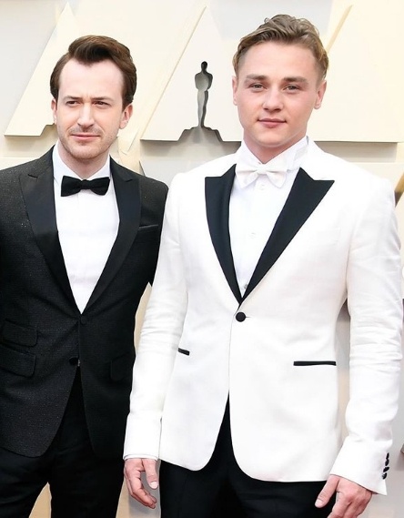 Ben Hardy in Armani