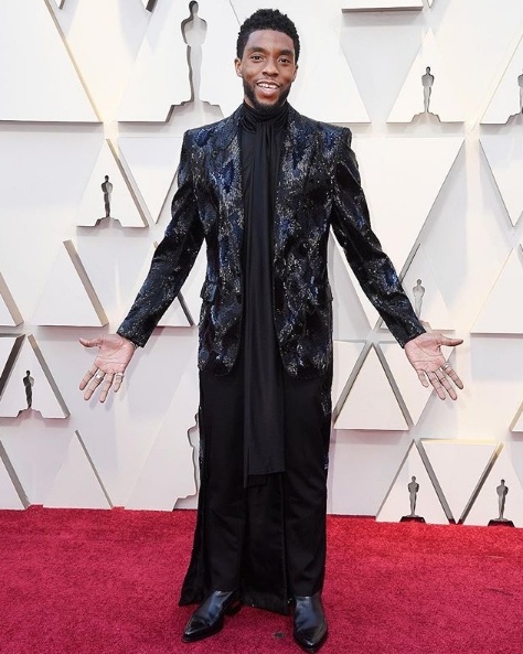 Chadwick Boseman in Givenchy